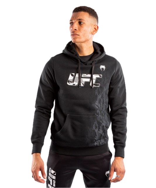 UFC VENUM AUTHENTIC FIGHT WEEK PULLOVER HOODIE VOOR HEREN - ZWART