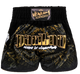 Kickboksshort Venum Attack Zwart/Goud