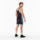 Hayabusa Men's Surge Wrestling Singlet Black/Cyan