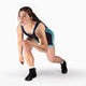 Hayabusa Woman's Surge Wrestling Singlet Black/Cyan