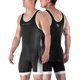 Hayabusa Men's Surge Wrestling Singlet Black