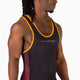 Hayabusa Men's Surge Wrestling Singlet Black/Orange