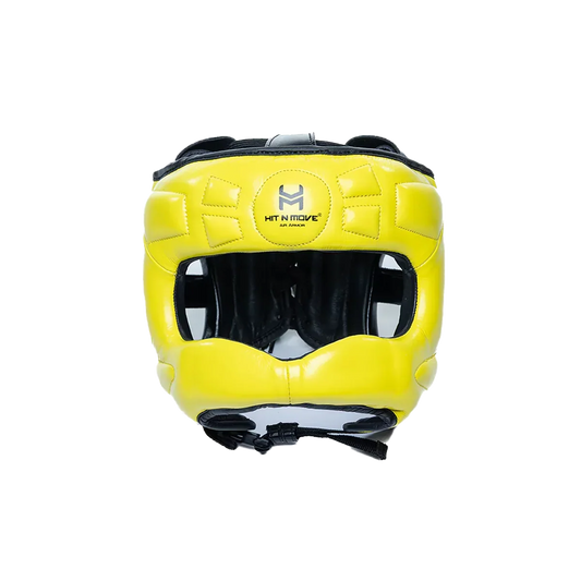 Hit N Move Hoofdbeschermer Face Saver Geel